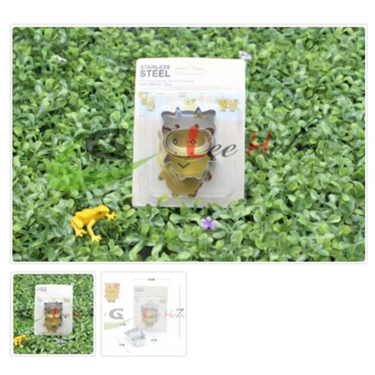 GENERICO - Cortador De Galletas Figura Vaca Acero Inoxidable