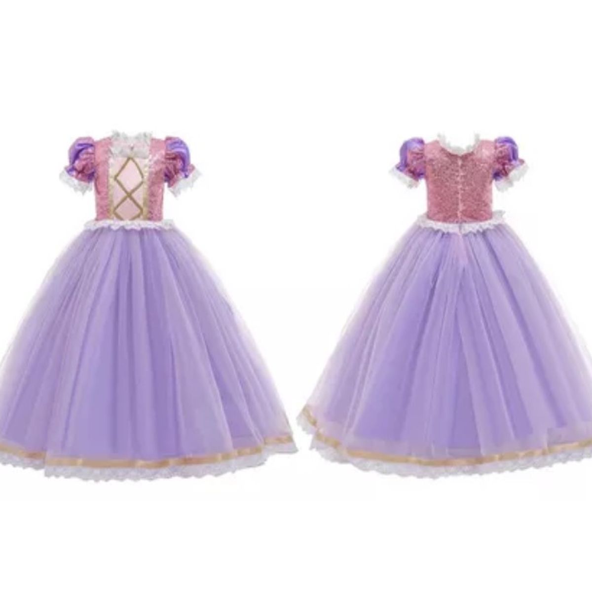 GENERICO - Disfraz Princesa Premium Púrpura Incluye accesorios T8