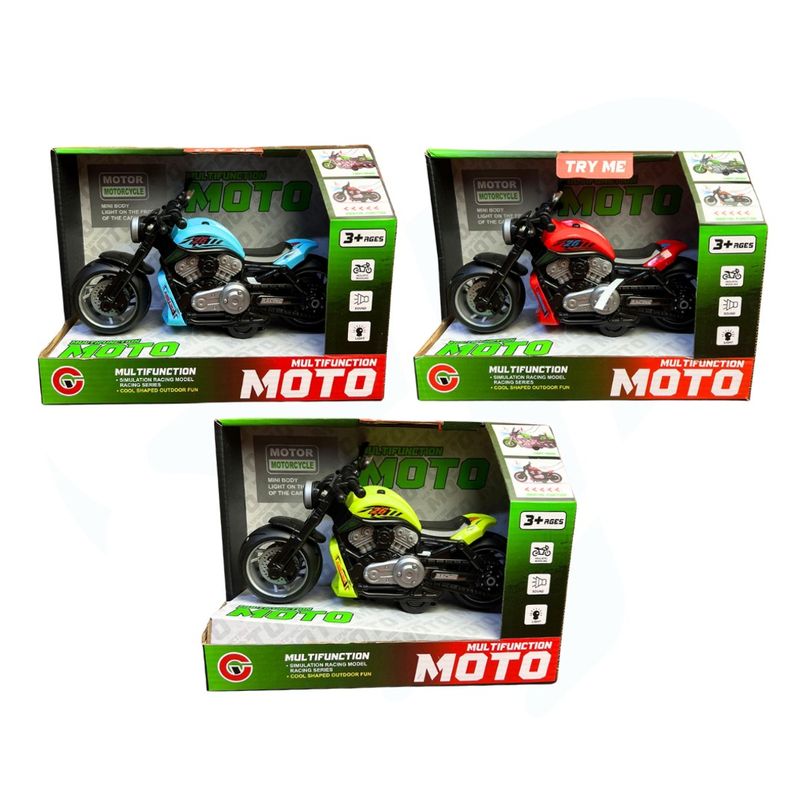 GENERICO - Juguete Moto Para Niños Con Sonidos y Luces