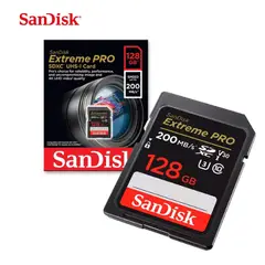 SANDISK - TARJETA SD EXTREME PRO 4K 128GB 200MBSG
