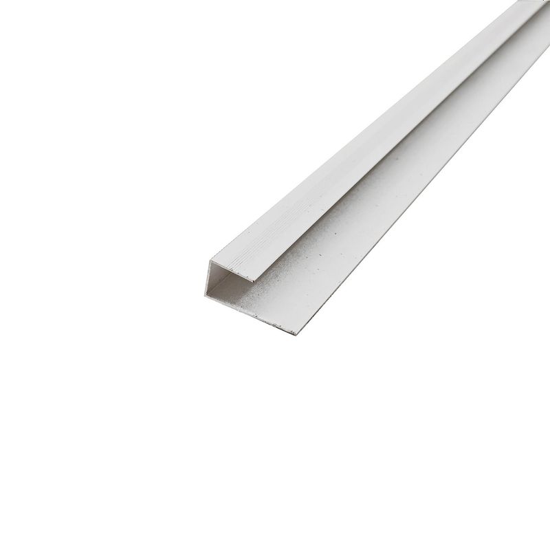 NOTWOOD - Perfil J Metalico - 300 cm - Blanco 4 uds