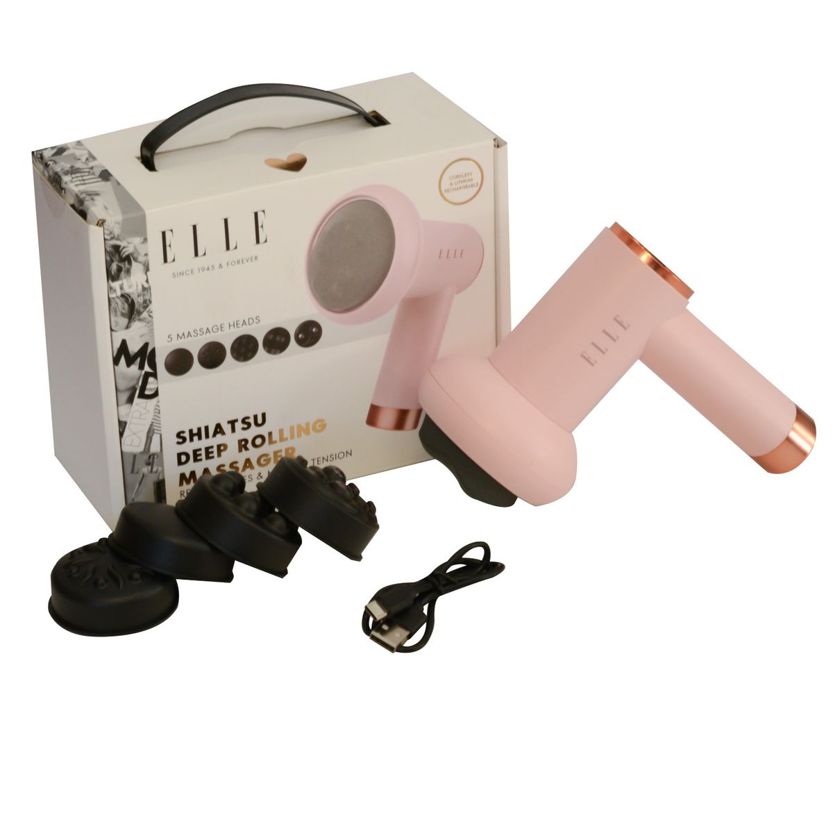 ELLE - Masajeador Inalambrico 6 Velocidades Elle
