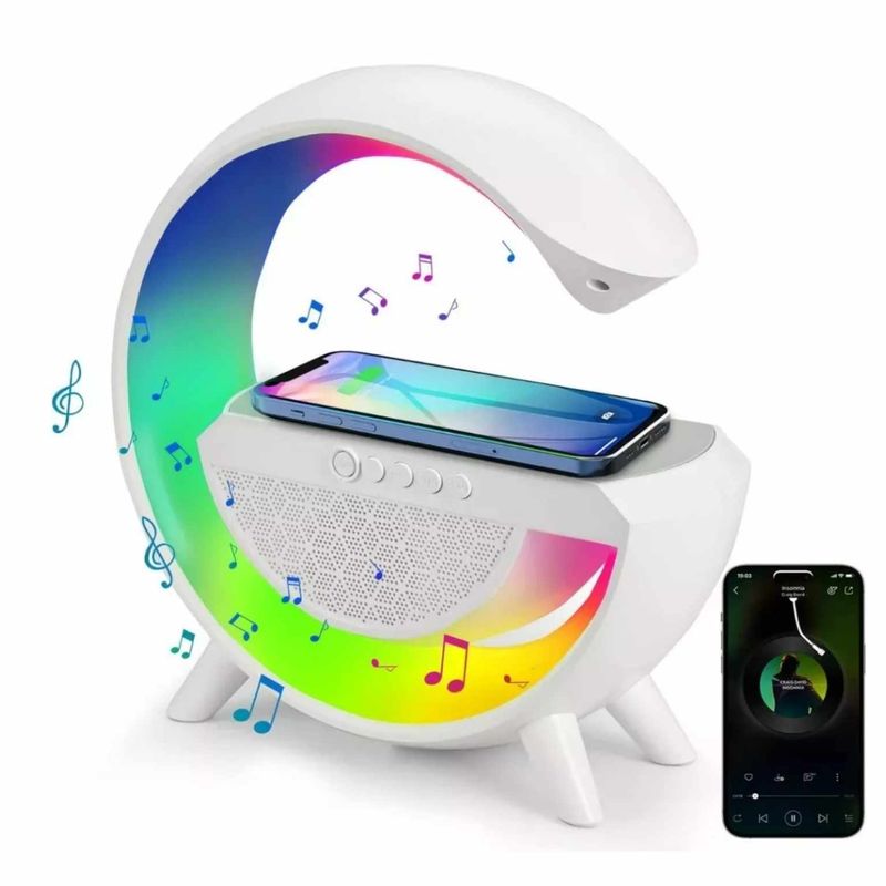 GENERICO - Lampara Parlante G Inteligente Bluetooth mas Cargador Usb
