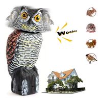 Ahuyentador De Pajaros Buho Espanta Palomas