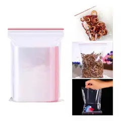 KUANGYE - Bolsa Cierre Hermetico Cremallera 20x25 Cms 100 Unds