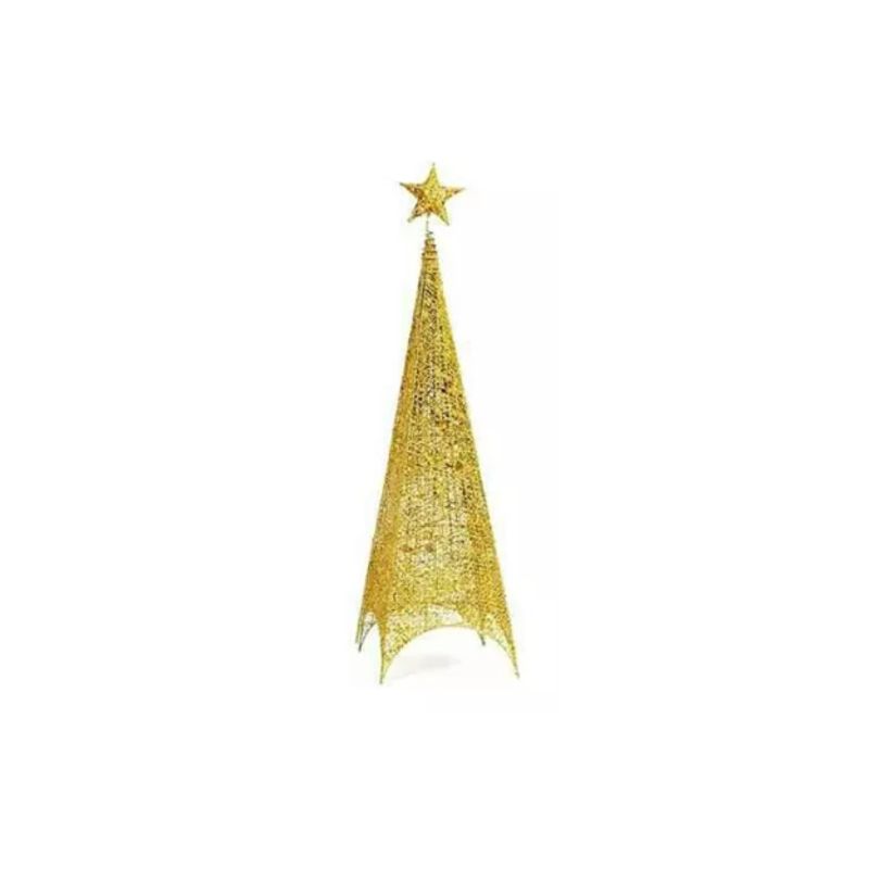 GENERICO - Arboles De Navidad  Led 1,5m Dorado