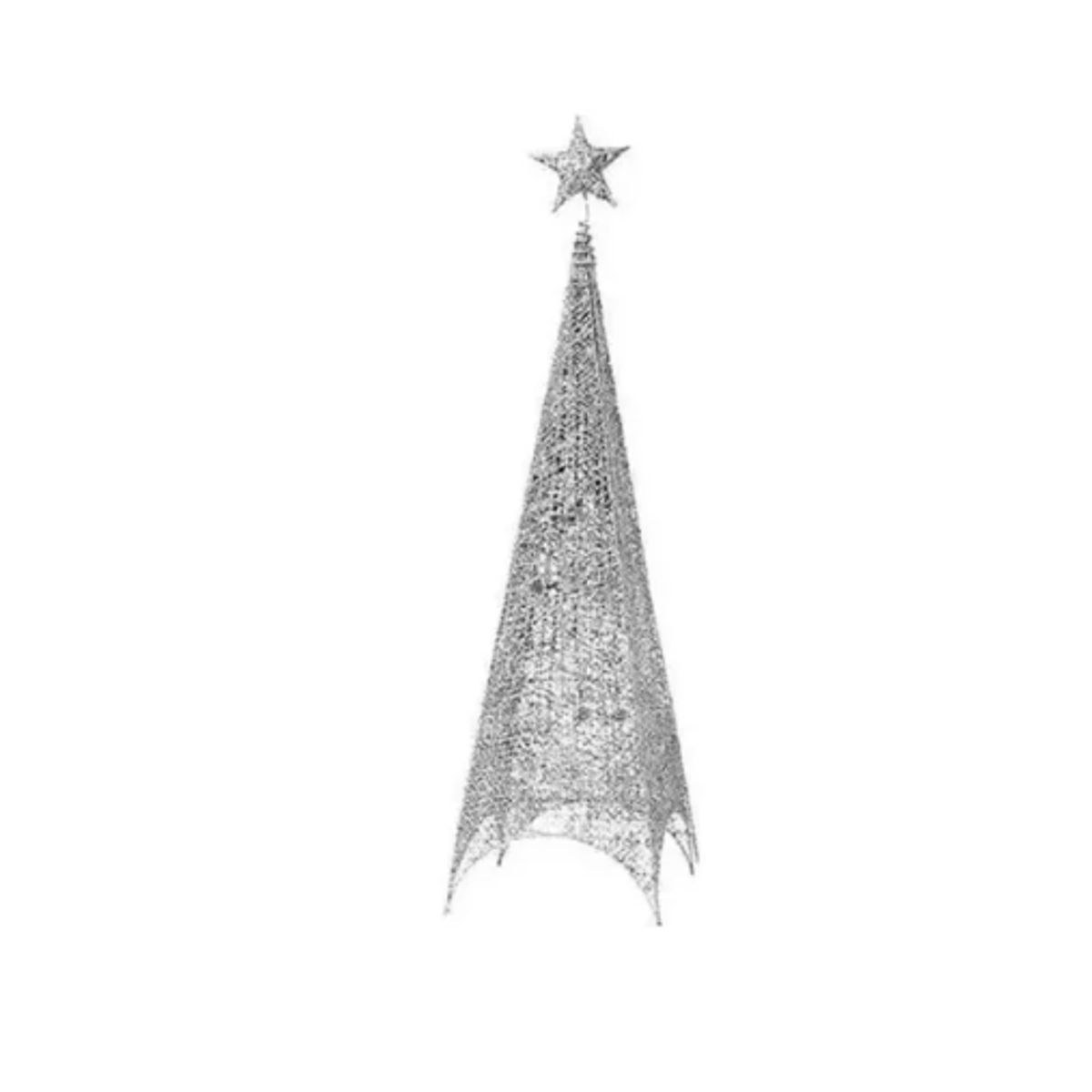 GENERICO - Arboles De Navidad  Led 1,5m Plata