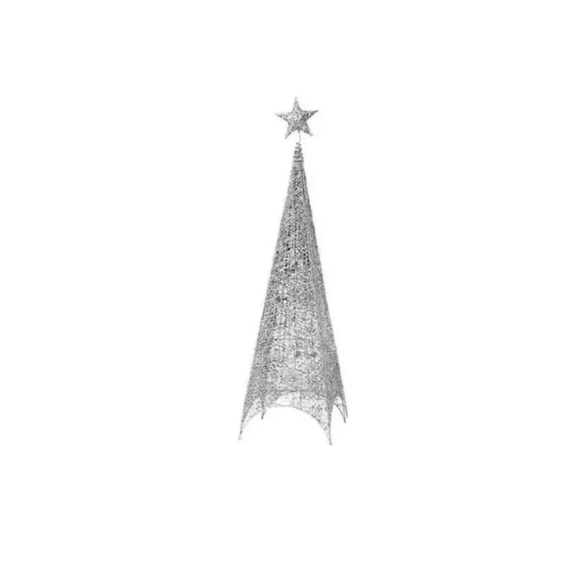 GENERICO - Arboles De Navidad  Led 1,5m Plata