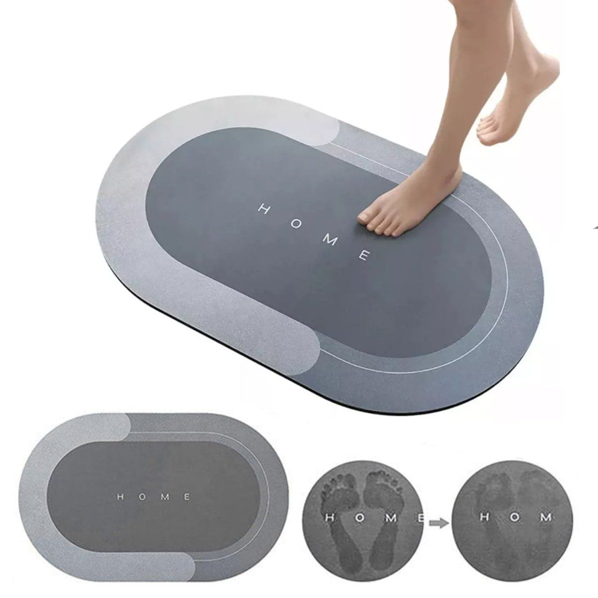 KUANGYE - Alfombra De Baño Antideslizante Super Absorbente