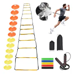 YAYKO - Kit De Entrenamiento Cono+escalera+paracaídaagilidadfútbol