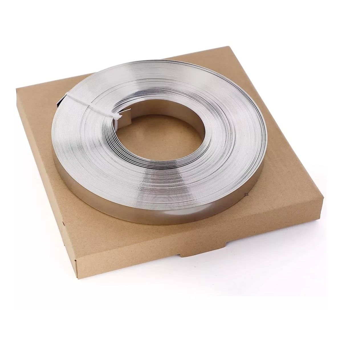 KUANGYE - Rollo De Flejado Cinta O Fleje Acero Inoxidable 1/2 X 30 Mts