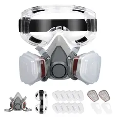 KUANGYE - 6200 Antivirus, Antipolvo, Mascarilla + 8 Filtros De Algodón