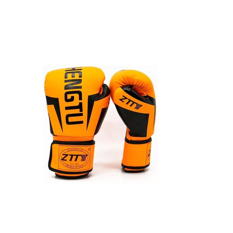 GENERICO - Guante De Box Boxeo Guantes Profesional Unisex 8OZ Naranja