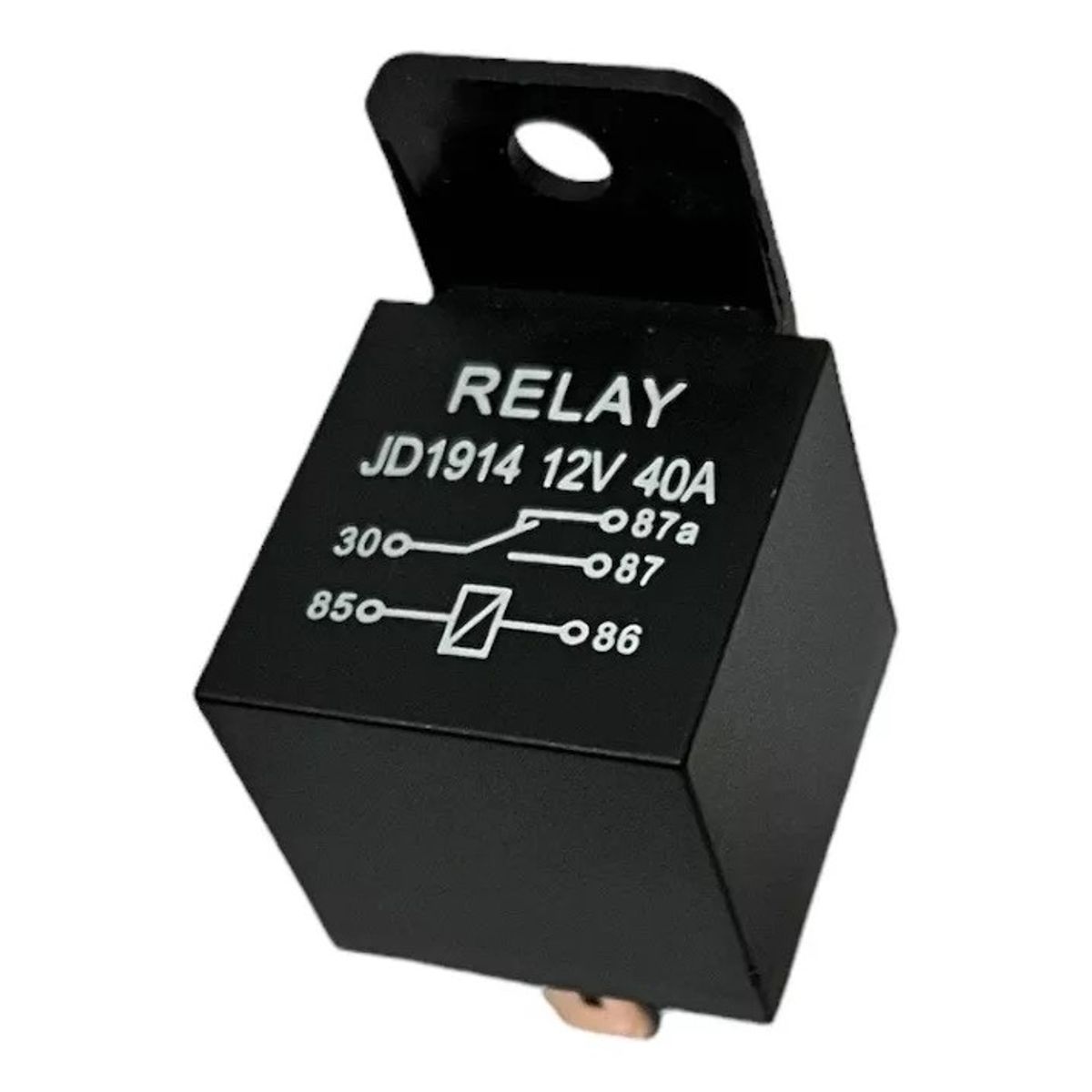 KUANGYE - Pack X10 Relay 40amp 5 Patas Universal Rele Para Autos 12v