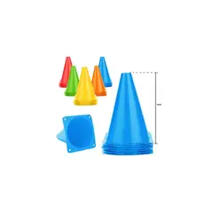 GENERICO - Conos 18 Cms Agilidad Entrena Crossfit Señaliza Mix