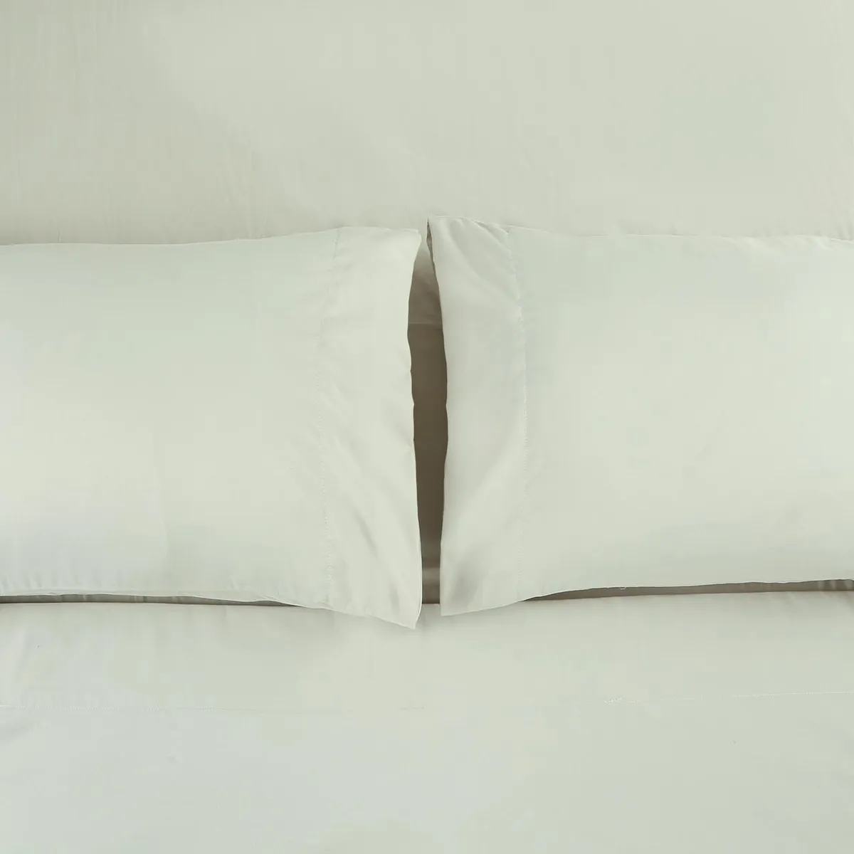 GENERICO - Juego de Sábana 2 Plazas. Color Beige