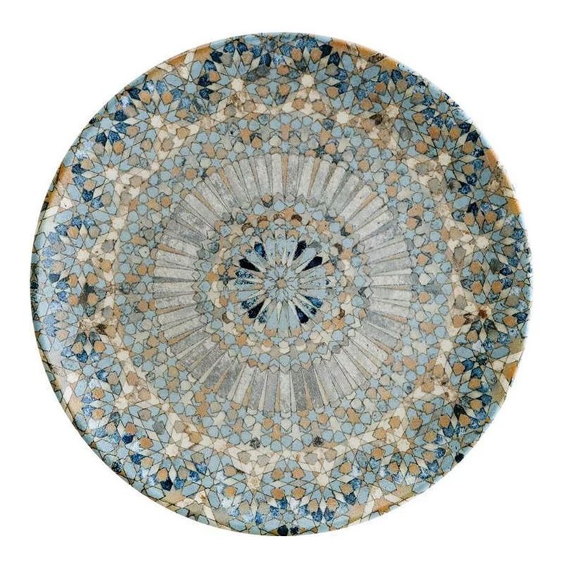 BONNA - Plato Porcelana Luca Mosaic 27cm Set 6 Pcs
