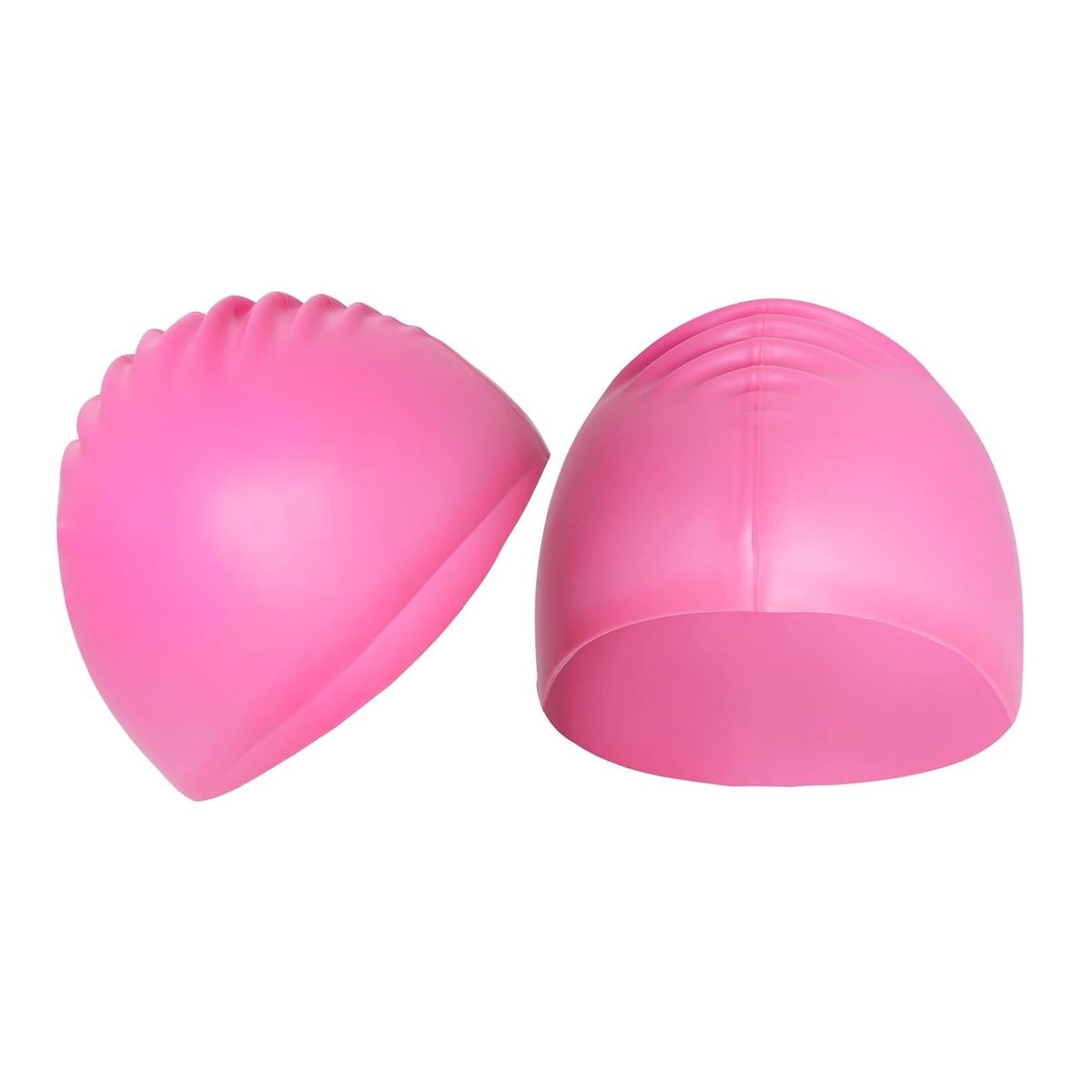 GENERICO - Gorro Natacion De Silicona Rosado Adulto Con Funda Guardado