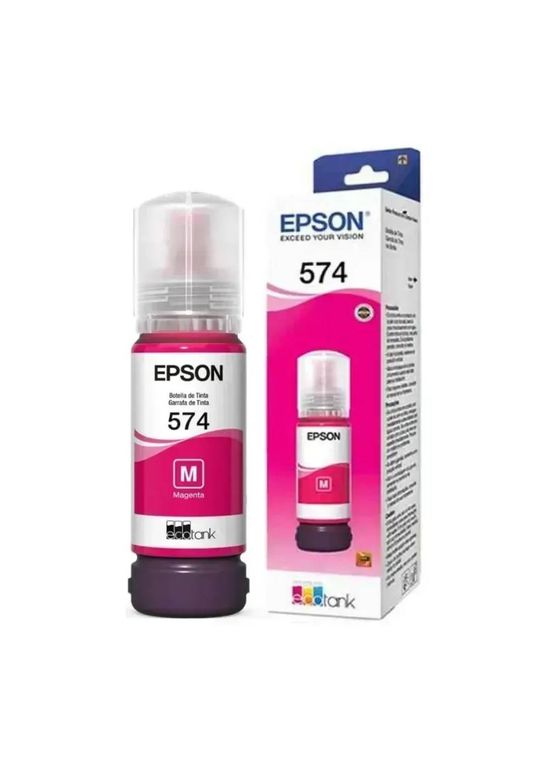 Botella De Tinta Epson T574 Magenta Original EPSON
