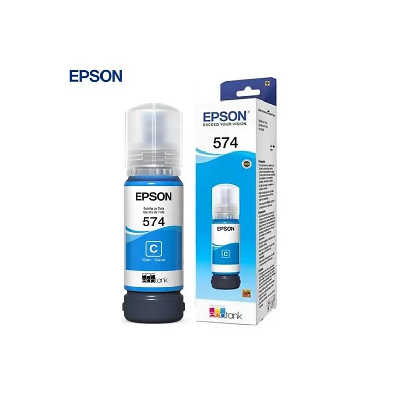 EPSON - Botella De Tinta Epson T574 Cyan Original EPSON