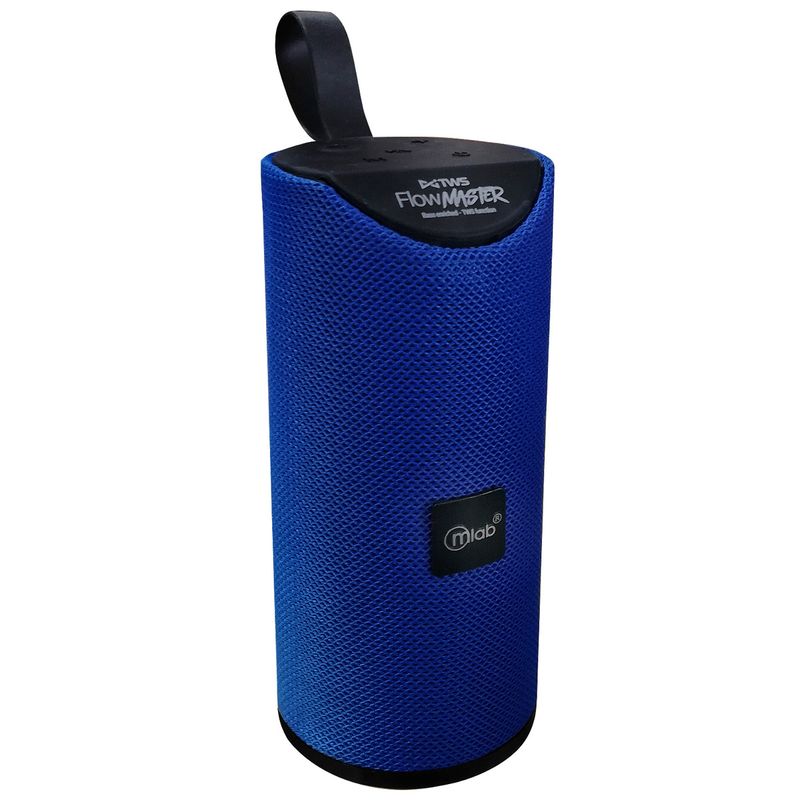 MICROLAB - Parlante Bluetooth Portatil Flow Master TWS Mlab Azul