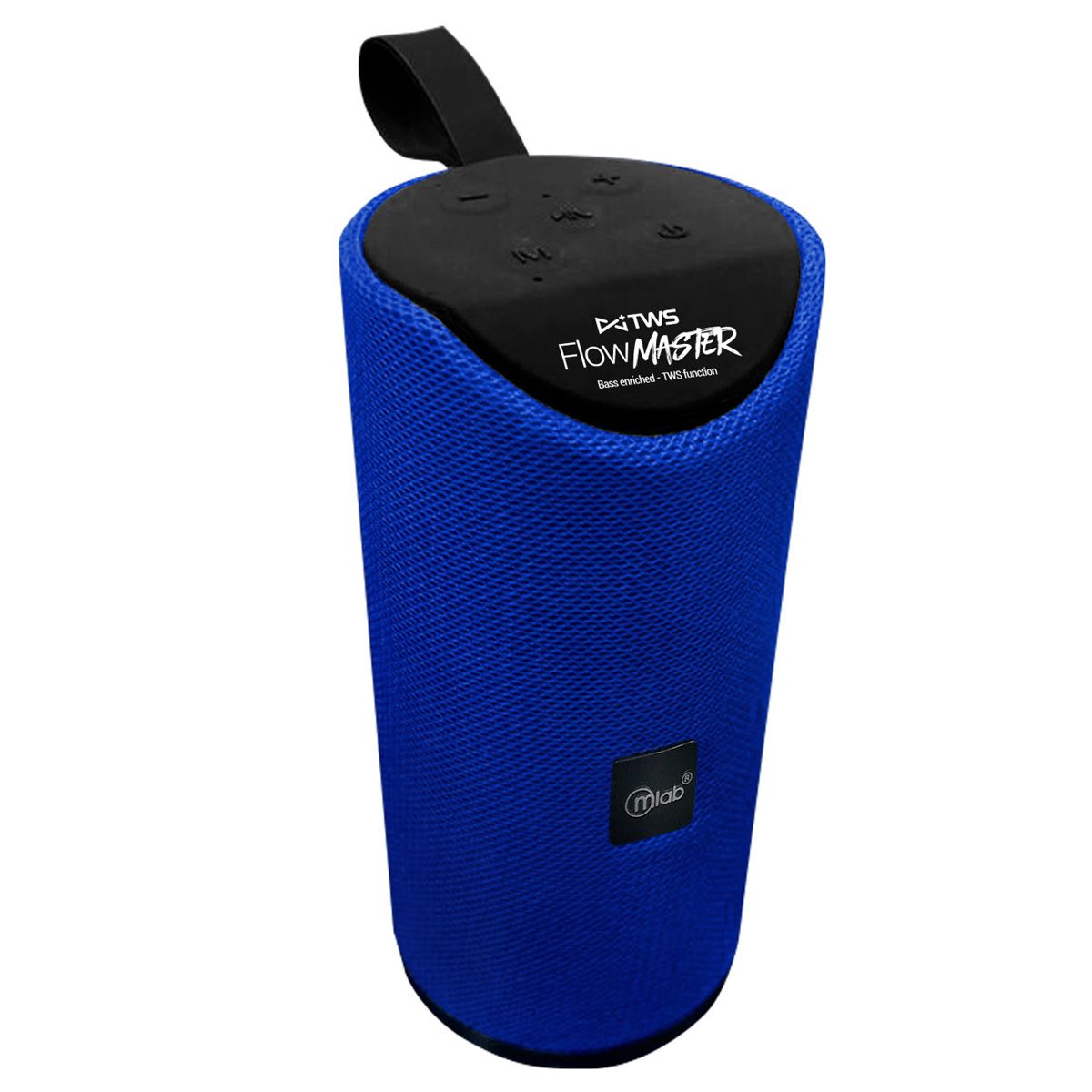 MICROLAB - Parlante Bluetooth Portatil Flow Master TWS Mlab Azul