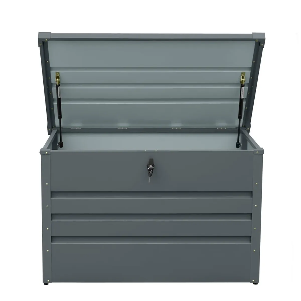 GENERICO - Baul Caja Bodega Metálico 300 Lts 56x93x62 Cms Gris