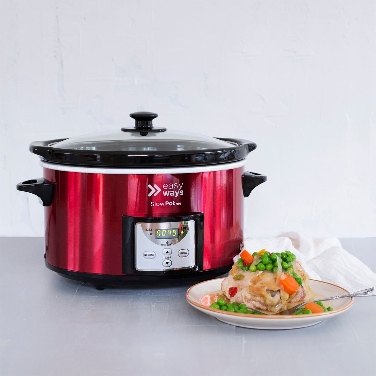 EASYWAYS - Olla de Cocción Slow Pot Mini 3.8 L EasyWays