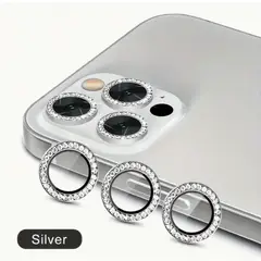 GENERICO - Protector De Cámara Para iPhone 16ProMax-PLATA BRILLANTE