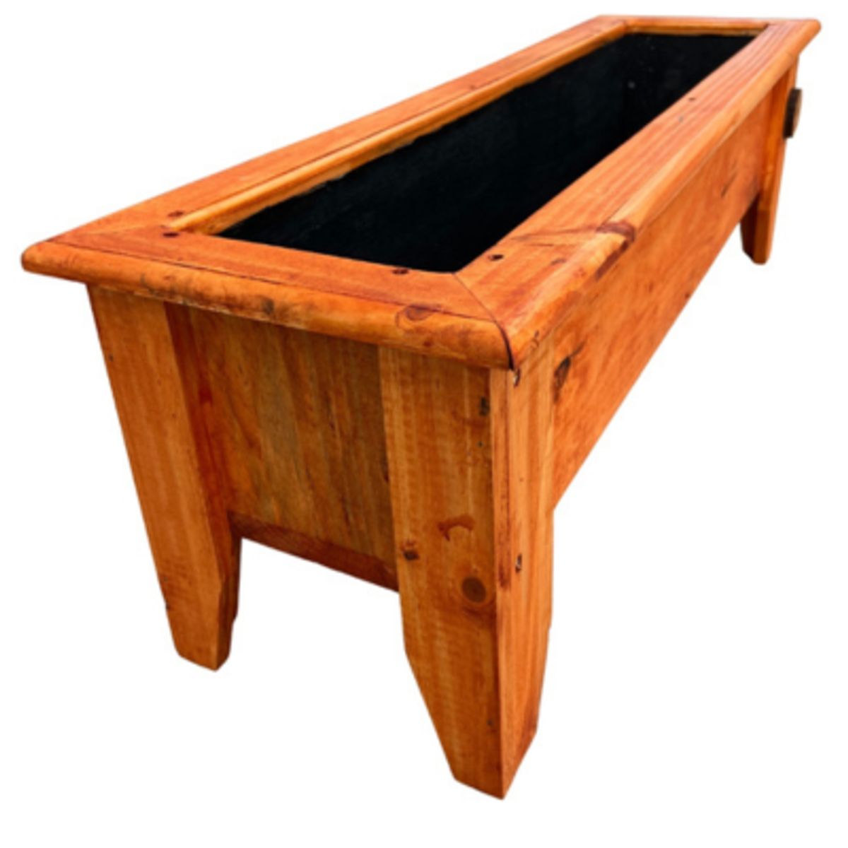 GENERICO - Jardinera De Madera En Pino Cepillado Color Nogal