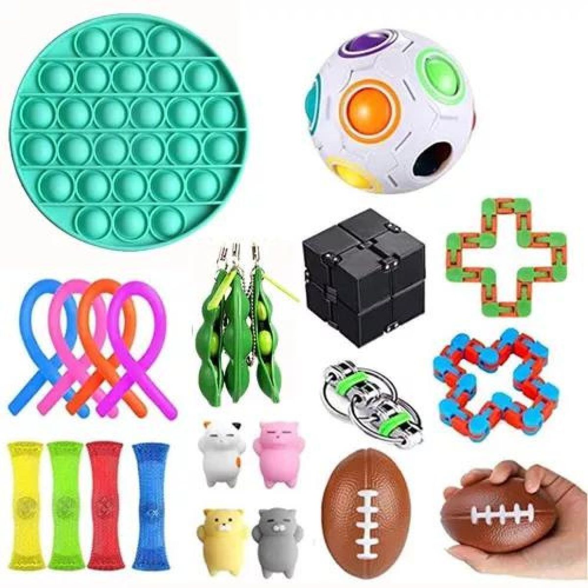 GENERICO - 24 Piezas Fidget Juguetes Anti Estrés Juego De Juguetes