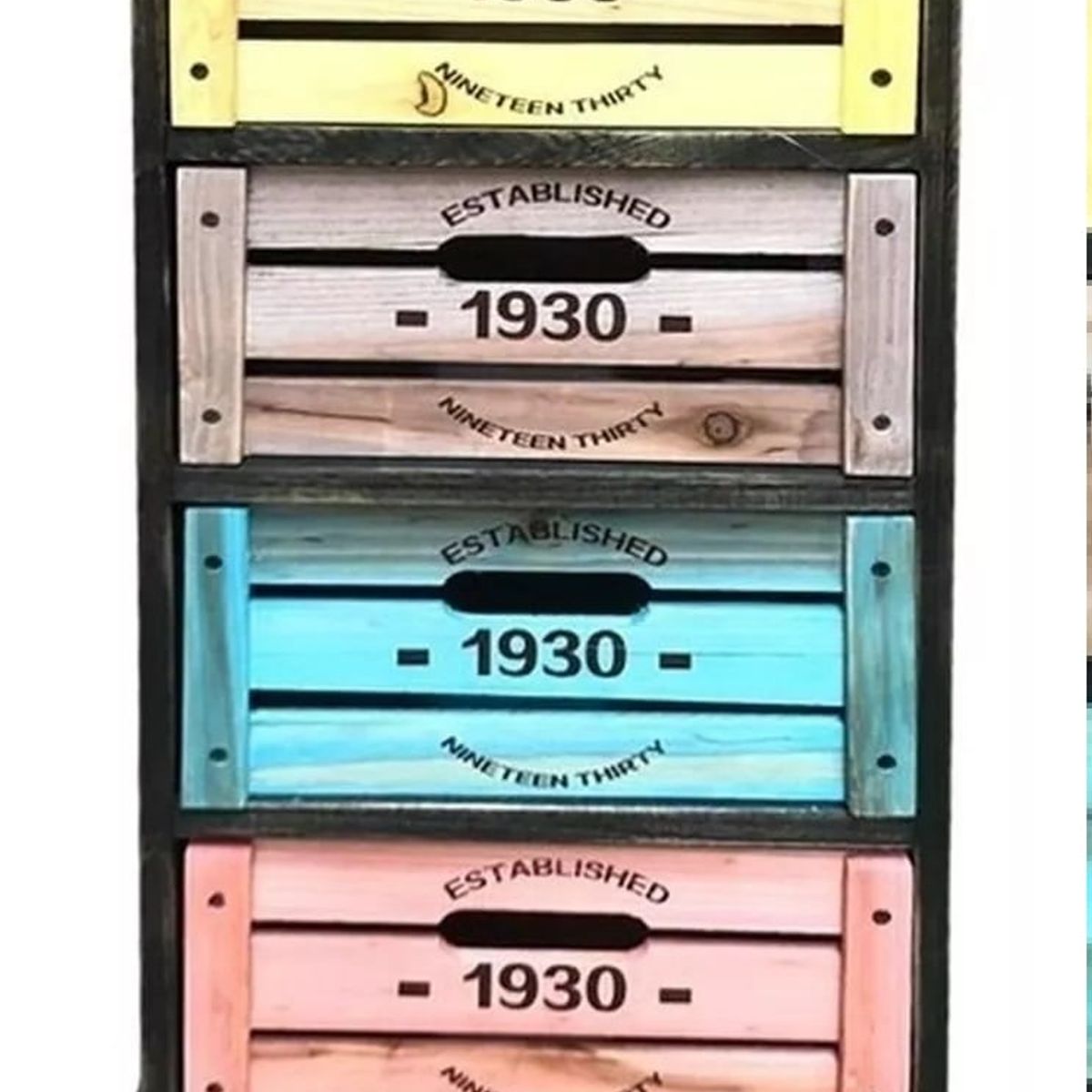 GENERICO - Mueble 4 Cajones, Colores Modelo 1930 - S0319