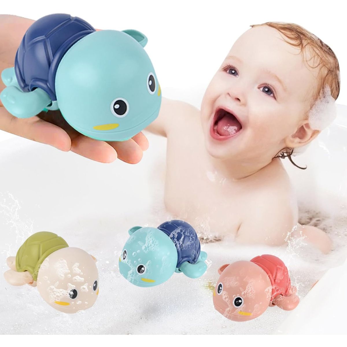 GENERICO - Juguete De Baño Tortuga Flotante Para Niños 1-3 Años