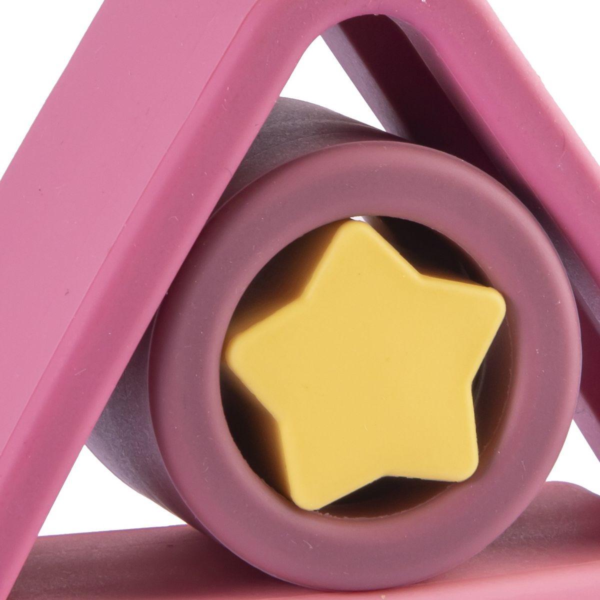 BEBESIT - Juguete Montessori Geometria Silicona Rosa Bebesit