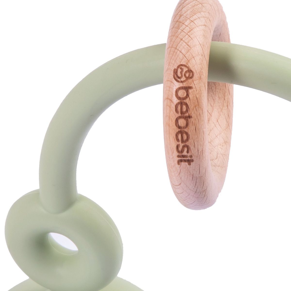 BEBESIT - Juego Puzzle Silla comer Montessori Verde