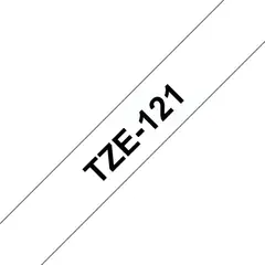 BROTHER - Cinta Tze121 Negro Sobre Transparente 9mm X 8mts