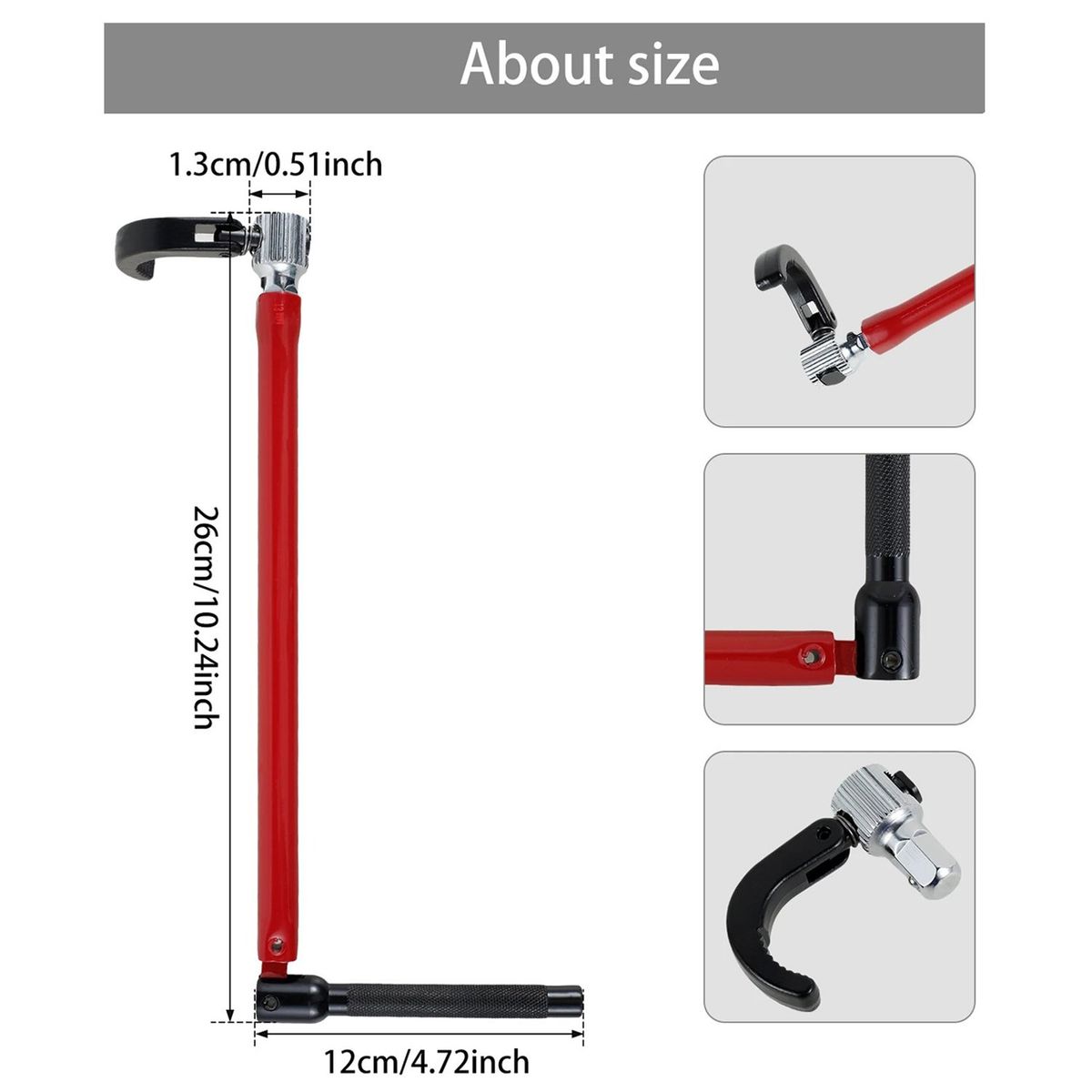 GENERICO - Llave Ajustable Para Grifos Y Lavamanos Gasfiter Lavaplatos