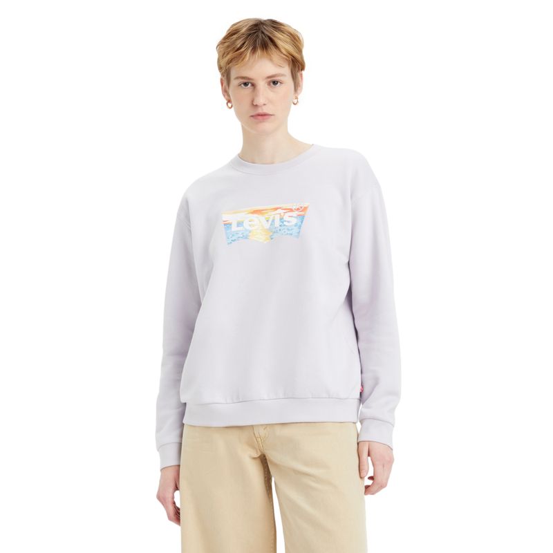 LEVIS - Polerón Mujer Regular Fit Morado Levis