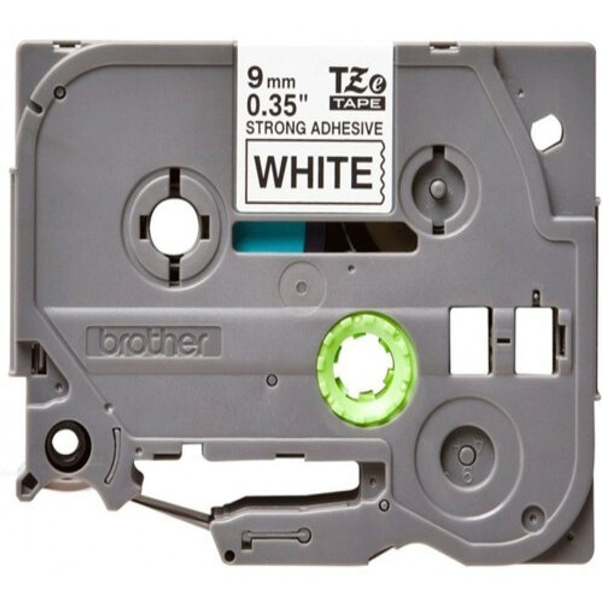 BROTHER - Cinta Brother Tzes221 Negro Sobre Blanco 9mm