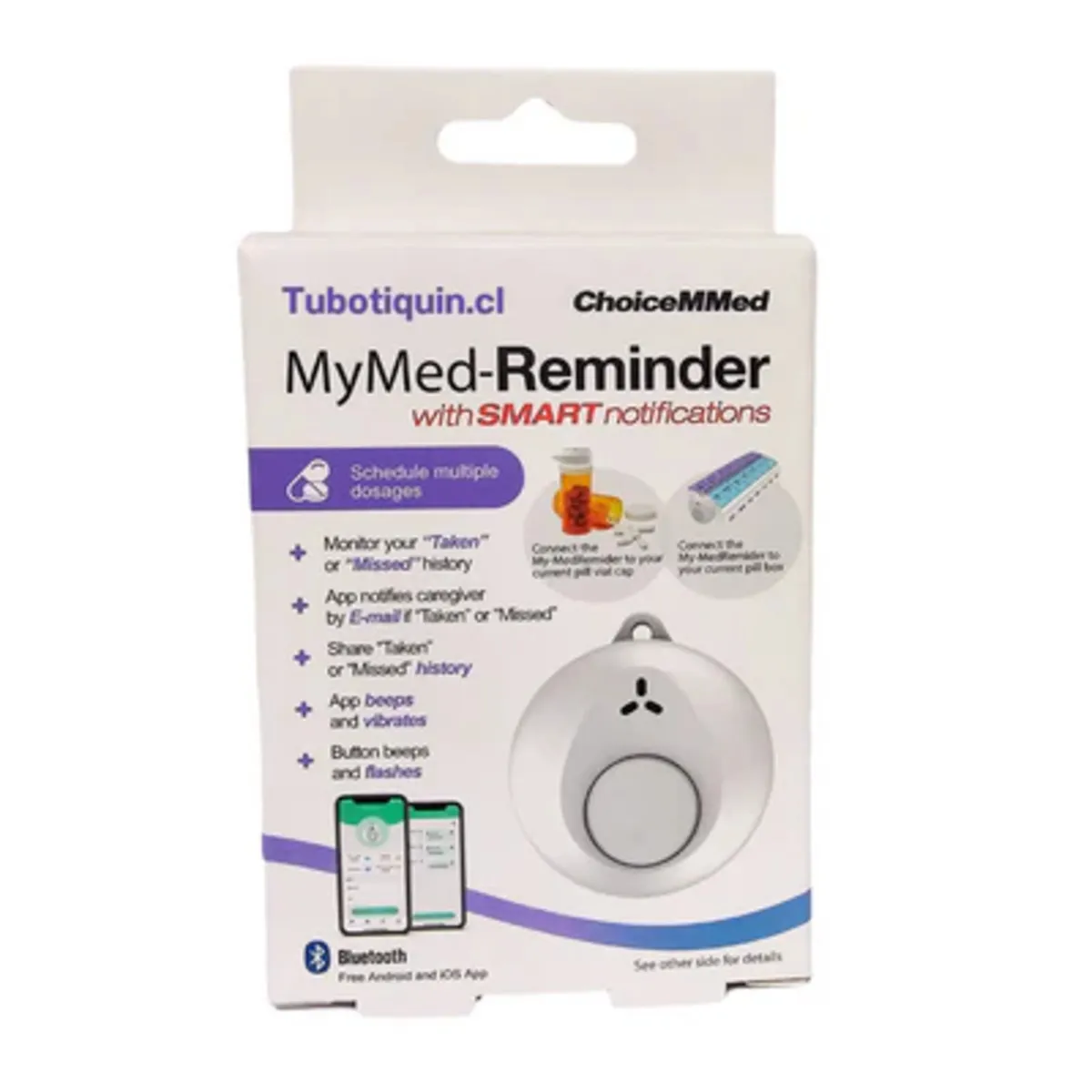 CHOICEMMED - Alarma Recordatorio para Pastillero MyMed  Reminder PR118
