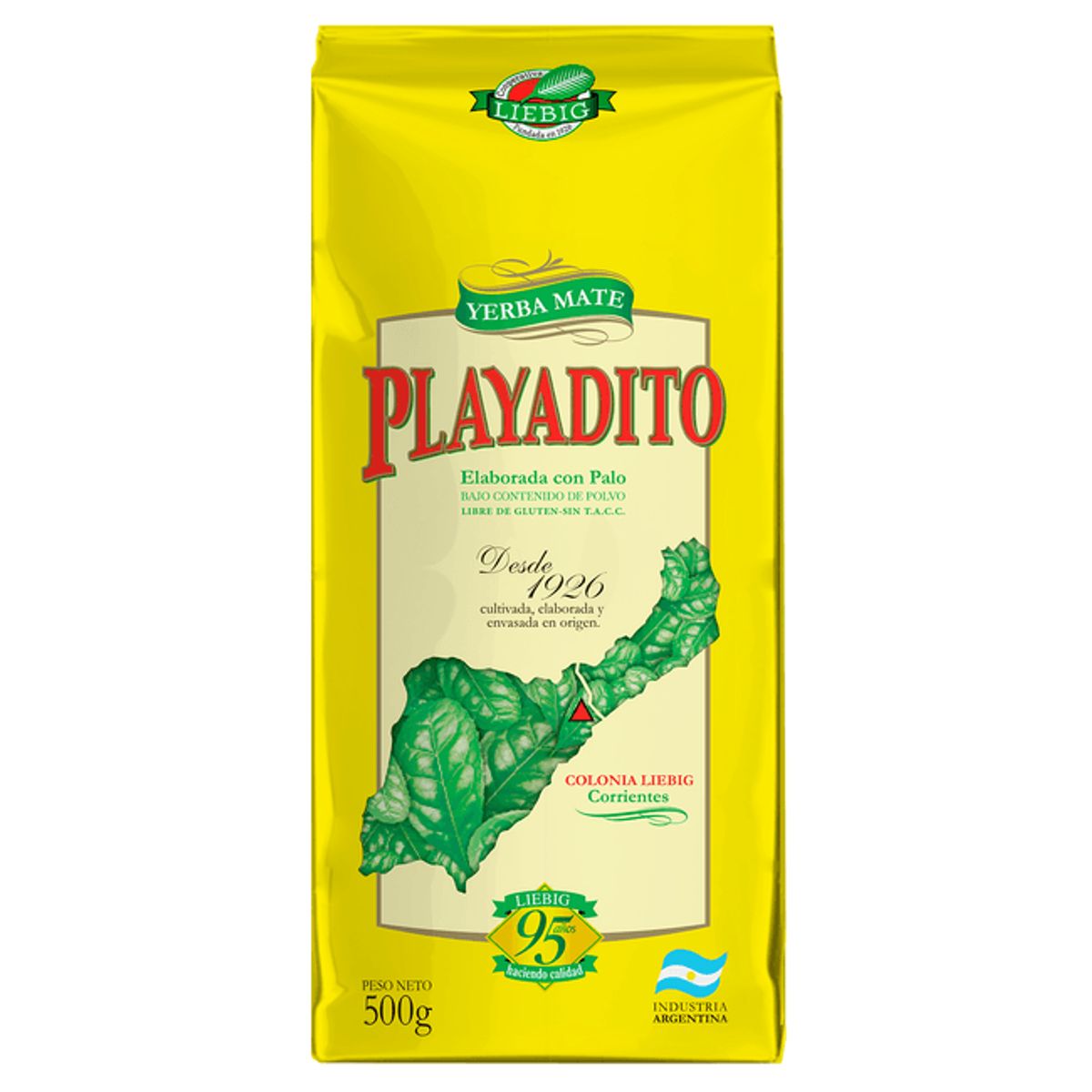 PLAYADITO - Yerba Mate Playadito Con Palo 500g