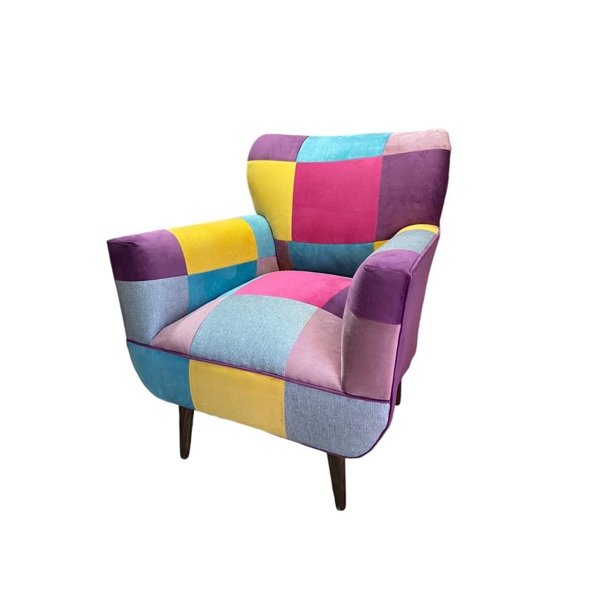 GENERICO - Poltrona Sonica Patchwork de 75 x 75 x 85 cm