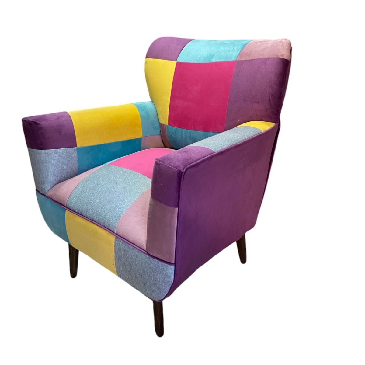 GENERICO - Poltrona Sonica Patchwork de 75 x 75 x 85 cm