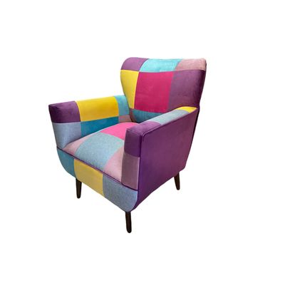 Imagen 2 del producto Poltrona Sonica Patchwork de 75 x 75 x 85 cm