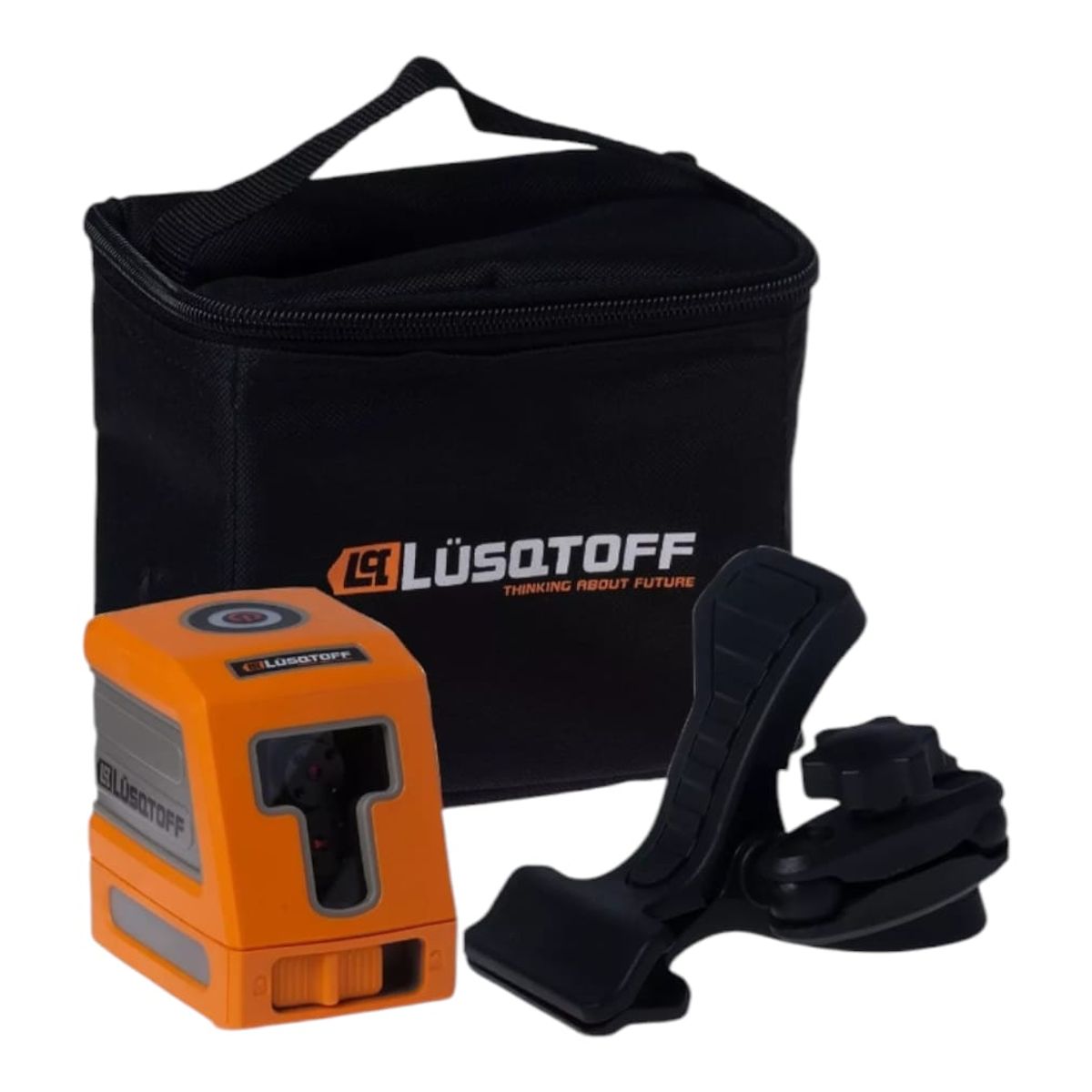 LUSQTOFF - Nivel Laser Cruz Autonivelante 2 Lineas Lusqtoff 15 Mts Láser Rojo