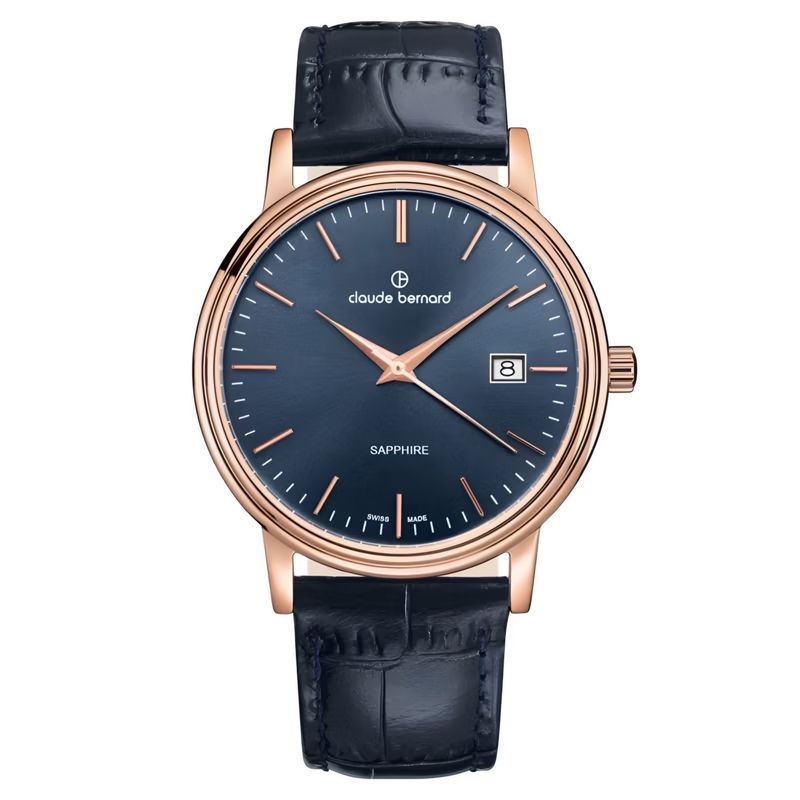 CLAUDE BERNARD - Reloj Claude Bernard Classic Azul Hombre