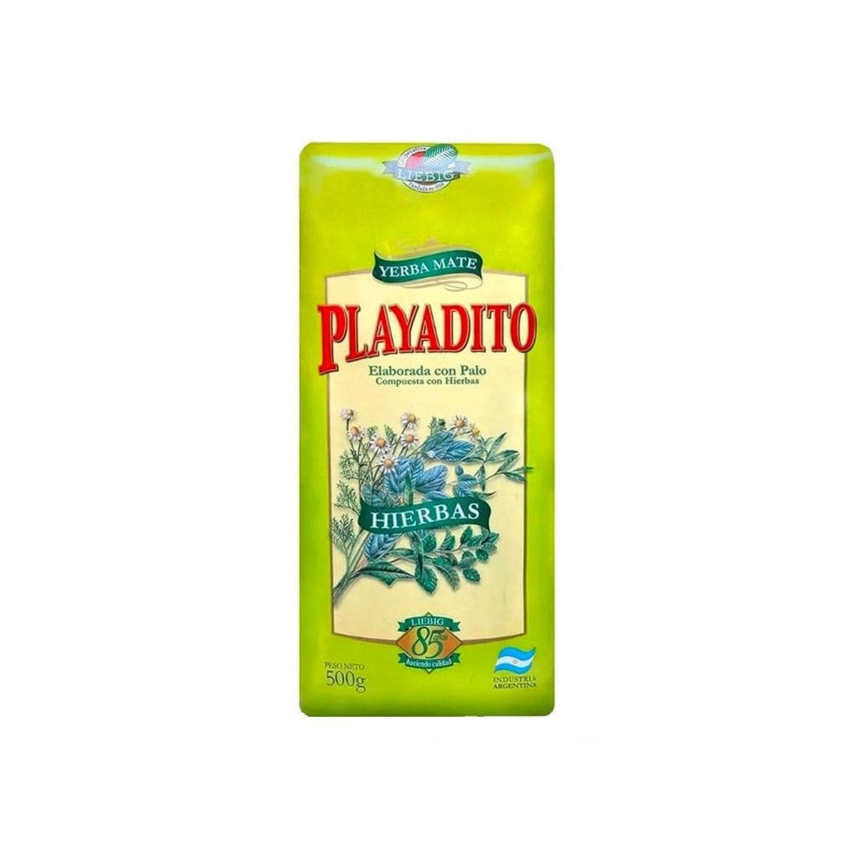 GENERICO - Yerba Mate Playadito Con Hierbas Paquete 500 Grs