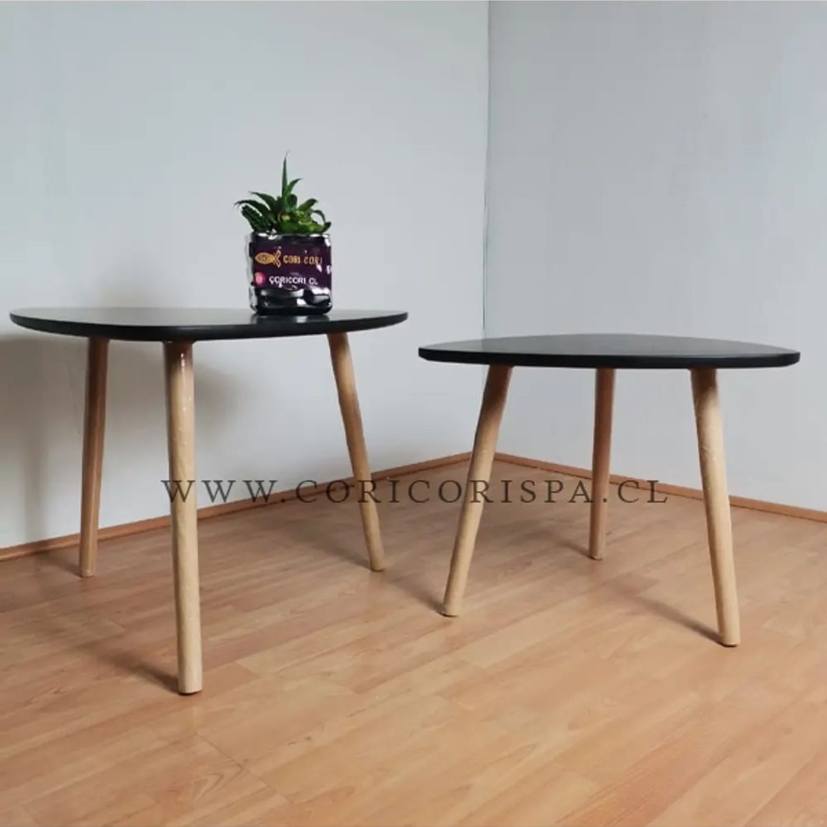 CORI CORI - Pack de Mesas Twin  Negra