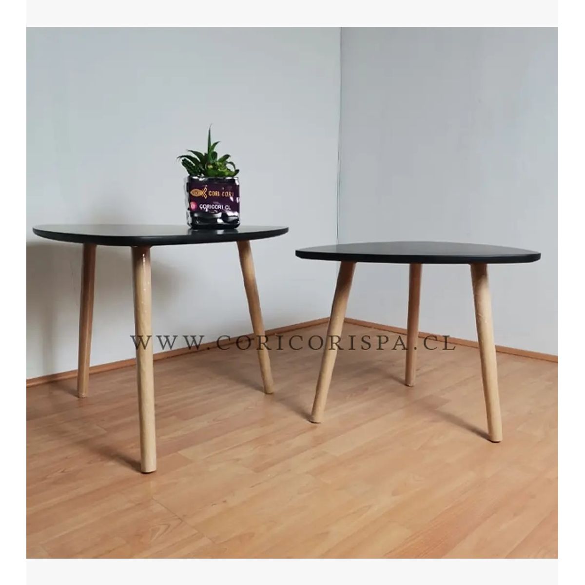 CORI CORI - Pack de Mesas Twin  Negra