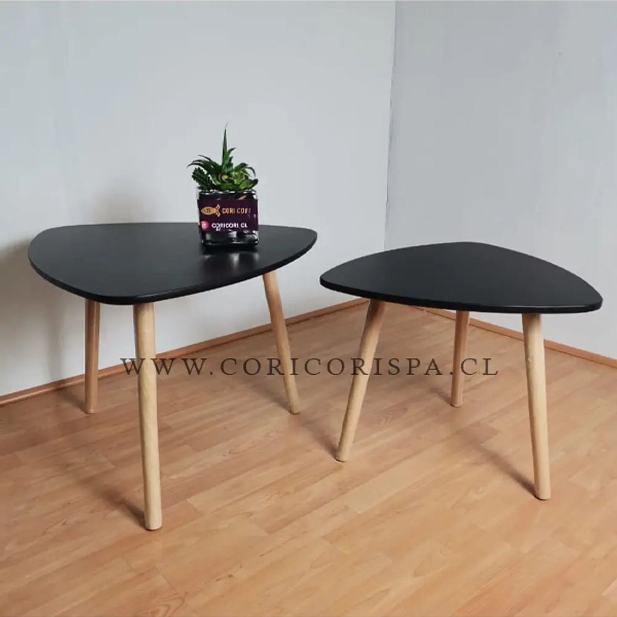 CORI CORI - Pack de Mesas Twin  Negra